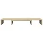 Soporte elevador pantalla ajustable roble Sonoma 80x24x10,5 cm de , Bases y elevadores para ordenadores - Ref: Foro24-854636,...