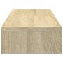 Soporte elevador pantalla ajustable roble Sonoma 80x24x10,5 cm de , Bases y elevadores para ordenadores - Ref: Foro24-854636,...