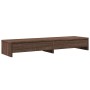 Soporte de monitor con cajones madera marrón roble 100x27x15 cm de , Bases y elevadores para ordenadores - Ref: Foro24-854676...