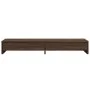 Soporte de monitor con cajones madera marrón roble 100x27x15 cm de , Bases y elevadores para ordenadores - Ref: Foro24-854676...