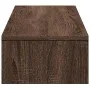 Soporte de monitor con cajones madera marrón roble 100x27x15 cm de , Bases y elevadores para ordenadores - Ref: Foro24-854676...