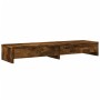 Soporte monitor y cajones madera roble ahumado 100x27x15 cm de , Bases y elevadores para ordenadores - Ref: Foro24-854674, Pr...