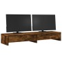 Soporte monitor y cajones madera roble ahumado 100x27x15 cm de , Bases y elevadores para ordenadores - Ref: Foro24-854674, Pr...