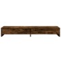Soporte monitor y cajones madera roble ahumado 100x27x15 cm de , Bases y elevadores para ordenadores - Ref: Foro24-854674, Pr...