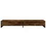 Soporte monitor y cajones madera roble ahumado 100x27x15 cm de , Bases y elevadores para ordenadores - Ref: Foro24-854674, Pr...