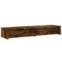 Soporte monitor y cajones madera roble ahumado 100x27x15 cm de , Bases y elevadores para ordenadores - Ref: Foro24-854674, Pr...