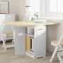 Mesa de comedor plegable mariposa Corona madera pino blanco by , Kitchen and dining tables - Ref: Foro24-4013435, Price: 194,...