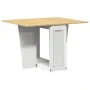 Mesa de comedor plegable mariposa Corona madera pino blanco by , Kitchen and dining tables - Ref: Foro24-4013435, Price: 194,...