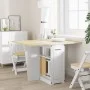 Mesa de comedor plegable mariposa Corona madera pino blanco by , Kitchen and dining tables - Ref: Foro24-4013435, Price: 194,...