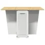 Mesa de comedor plegable mariposa Corona madera pino blanco by , Kitchen and dining tables - Ref: Foro24-4013435, Price: 194,...