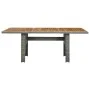 Mesa de jardín ratán sintético madera maciza acacia gris claro de vidaXL, Mesas de jardín - Ref: Foro24-313312, Precio: 171,8...