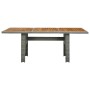 Mesa de jardín ratán sintético madera maciza acacia gris claro de vidaXL, Mesas de jardín - Ref: Foro24-313312, Precio: 173,6...