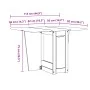 Mesa de comedor plegable mariposa Corona madera pino blanco by , Kitchen and dining tables - Ref: Foro24-4013435, Price: 194,...