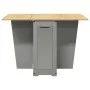Mesa de comedor plegable mariposa Corona madera maciza gris de , Mesas de cocina y de comedor - Ref: Foro24-4013437, Precio: ...