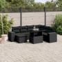 Set de sofás de jardín 8 piezas y cojines ratán sintético negro de , Conjuntos de jardín - Ref: Foro24-3269325, Precio: 567,6...