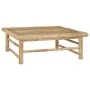 Mesa de jardín de bambú 65x65x30 cm de vidaXL, Sofás modulares de exterior - Ref: Foro24-313149, Precio: 69,03 €, Descuento: %