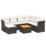 Set de sofás de jardín 8 piezas y cojines ratán sintético negro de , Conjuntos de jardín - Ref: Foro24-3264738, Precio: 425,7...