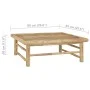 Gartentisch aus Bambus 65x65x30 cm von vidaXL, Modulare Sofas für den Außenbereich - Ref: Foro24-313149, Preis: 69,03 €, Raba...
