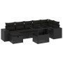 Set de sofás de jardín 8 piezas y cojines ratán sintético negro de , Conjuntos de jardín - Ref: Foro24-3275305, Precio: 583,6...