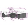 Set de sofás de jardín 10 pzas cojines ratán sintético negro de , Conjuntos de jardín - Ref: Foro24-3269385, Precio: 698,84 €...