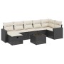 Set de sofás de jardín 8 piezas y cojines ratán sintético negro de , Conjuntos de jardín - Ref: Foro24-3263512, Precio: 437,2...