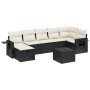 Set de sofás de jardín 8 piezas y cojines ratán sintético negro de , Conjuntos de jardín - Ref: Foro24-3263822, Precio: 442,1...