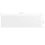 Toldo para balcón de tela oxford blanco 90x300 cm de vidaXL, Sombrillas - Ref: Foro24-134892, Precio: 18,80 €, Descuento: %