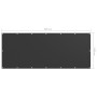 Toldo para balcón tela oxford gris antracita 120x300cm de vidaXL, Sombrillas - Ref: Foro24-134872, Precio: 20,74 €, Descuento: %