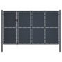 Puerta de jardín de acero gris antracita 350x175 cm de , Puertas de jardín - Ref: Foro24-144539, Precio: 822,32 €, Descuento: %