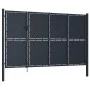 Anthrazitgraue Gartentür aus Stahl 350x175 cm von , Gartentore - Ref: Foro24-144539, Preis: 805,71 €, Rabatt: %