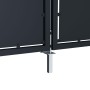 Puerta de jardín de acero gris antracita 300x100 cm de , Puertas de jardín - Ref: Foro24-144524, Precio: 411,41 €, Descuento: %