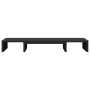 Soporte elevador pantalla ajustable madera negro 80x24x10,5 cm de , Bases y elevadores para ordenadores - Ref: Foro24-854635,...