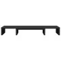 Soporte elevador pantalla ajustable madera negro 80x24x10,5 cm de , Bases y elevadores para ordenadores - Ref: Foro24-854635,...