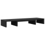 Soporte elevador pantalla ajustable madera negro 80x24x10,5 cm de , Bases y elevadores para ordenadores - Ref: Foro24-854635,...