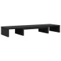 Soporte elevador pantalla ajustable madera negro 80x24x10,5 cm de , Bases y elevadores para ordenadores - Ref: Foro24-854635,...
