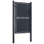 Puerta de jardín de acero gris antracita 100x175 cm de , Puertas de jardín - Ref: Foro24-144521, Precio: 324,30 €, Descuento: %