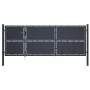 Puerta de jardín de acero gris antracita 350x125 cm de , Puertas de jardín - Ref: Foro24-144537, Precio: 625,18 €, Descuento: %