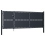 Puerta de jardín de acero gris antracita 350x125 cm de , Puertas de jardín - Ref: Foro24-144537, Precio: 653,07 €, Descuento: %
