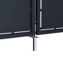 Puerta de jardín de acero gris antracita 350x125 cm de , Puertas de jardín - Ref: Foro24-144537, Precio: 653,07 €, Descuento: %