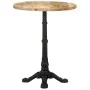 Mesa de bistró madera de mango rugosa Ø60x76 cm de , Mesas de cocina y de comedor - Ref: Foro24-321087, Precio: 160,64 €, Des...