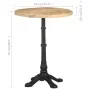 Mesa de bistró madera de mango rugosa Ø60x76 cm de , Mesas de cocina y de comedor - Ref: Foro24-321087, Precio: 160,64 €, Des...
