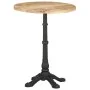 Mesa de bistró madera de mango rugosa Ø60x76 cm de , Mesas de cocina y de comedor - Ref: Foro24-321087, Precio: 160,64 €, Des...