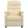 Sillón reclinable de tela crema de , Sillones - Ref: Foro24-344899, Precio: 202,07 €, Descuento: %