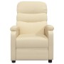 Sillón reclinable de tela crema de , Sillones - Ref: Foro24-344899, Precio: 205,62 €, Descuento: %