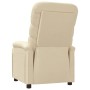Sillón reclinable de tela crema de , Sillones - Ref: Foro24-344899, Precio: 205,62 €, Descuento: %