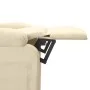 Sillón reclinable de tela crema de , Sillones - Ref: Foro24-344899, Precio: 202,07 €, Descuento: %