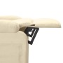 Sillón reclinable de tela crema de , Sillones - Ref: Foro24-344899, Precio: 205,62 €, Descuento: %