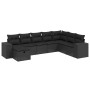 Set de sofás de jardín 8 piezas y cojines ratán sintético negro de , Conjuntos de jardín - Ref: Foro24-3264511, Precio: 548,5...