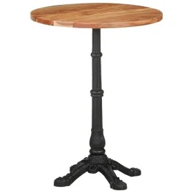 Mesa de bistró madera maciza de acacia Ø60x76 cm de , Mesas de cocina y de comedor - Ref: Foro24-321088, Precio: 172,69 €, De...