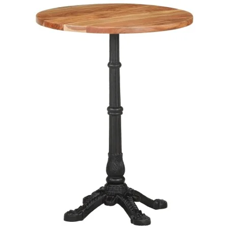 Mesa de bistró madera maciza de acacia Ø60x76 cm de , Mesas de cocina y de comedor - Ref: Foro24-321088, Precio: 172,69 €, De...